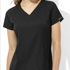5- PIECE BUNDLE WONDERWINK SCRUBS- BLACK- XL/XLP